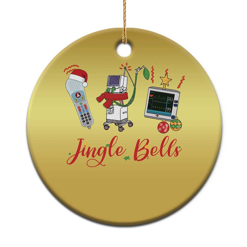 Xmas Nurse Christmas Ornament Jingle Bells Telemetry Respiratory Therapist TS09