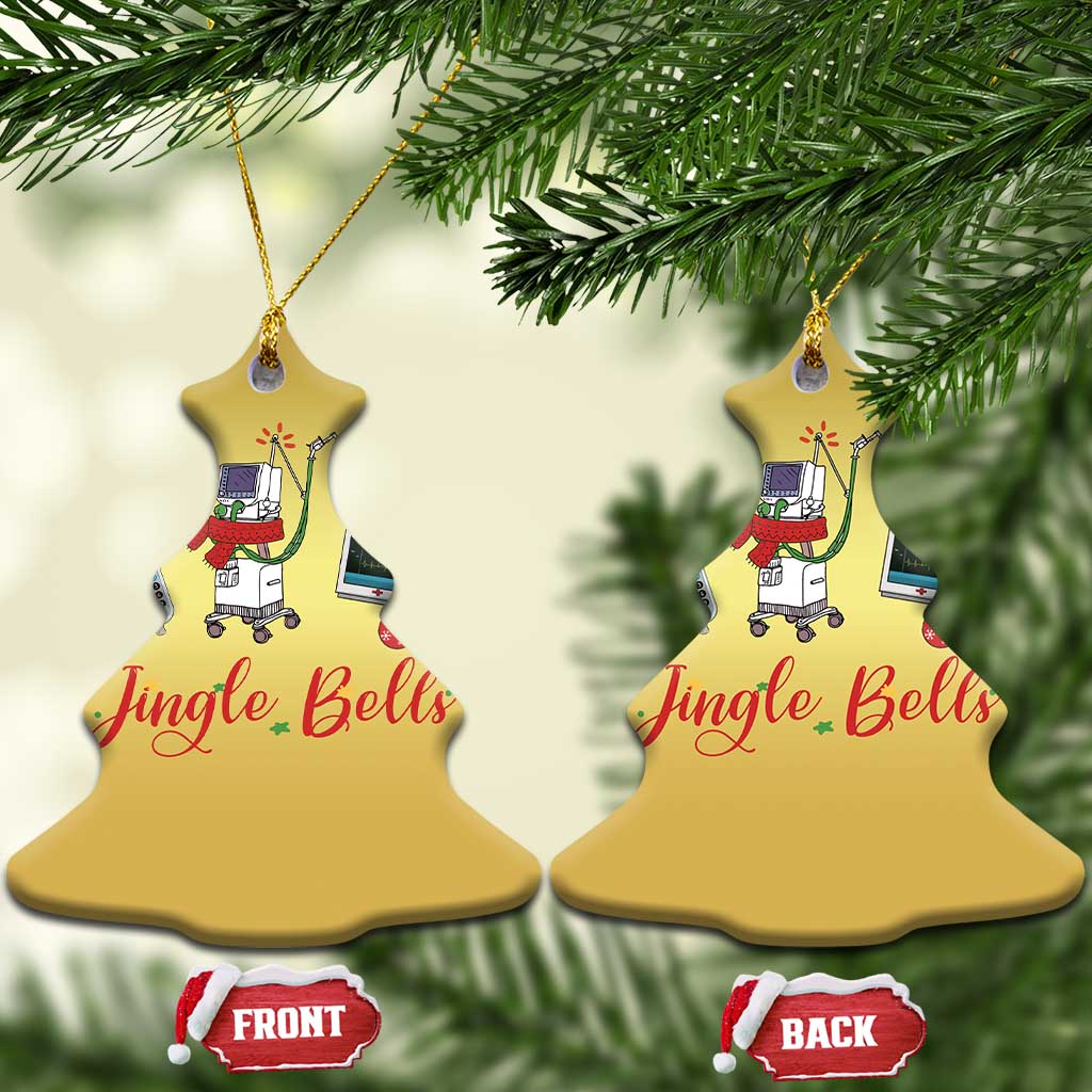 Xmas Nurse Christmas Ornament Jingle Bells Telemetry Respiratory Therapist TS09
