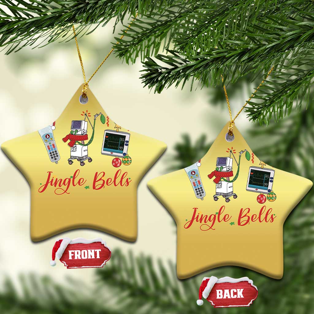 Xmas Nurse Christmas Ornament Jingle Bells Telemetry Respiratory Therapist TS09