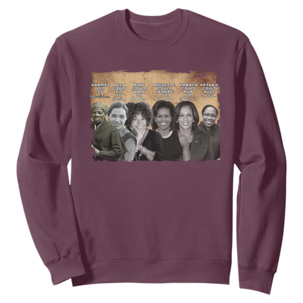 Black Women History Sweatshirt Harriet Led So Rosa Could Sit Black History TS09