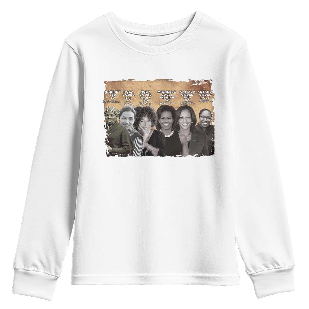 Black Women History Youth Sweatshirt Harriet Led So Rosa Could Sit Black History TS09