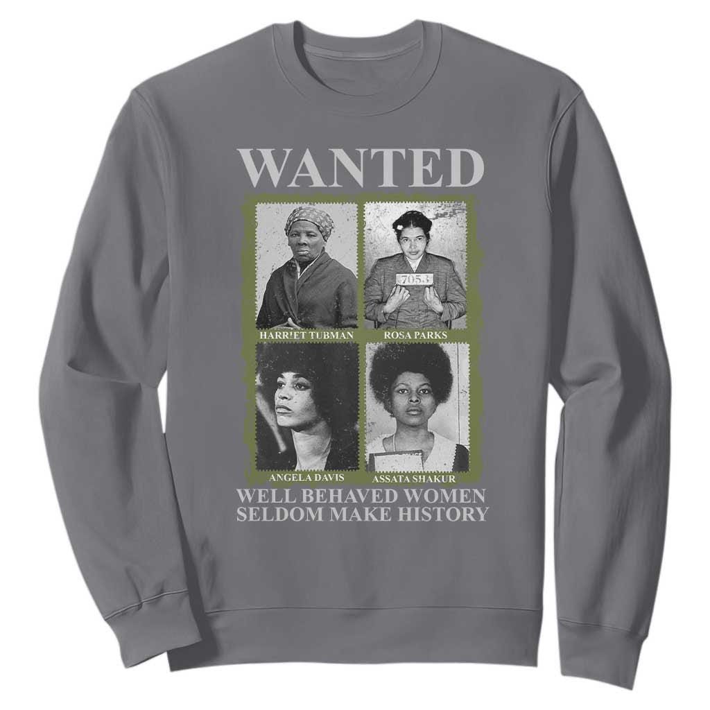 Black Women History Sweatshirt Harriet Tubman Rosa Parks Angela Davis Assata Shakur TS09
