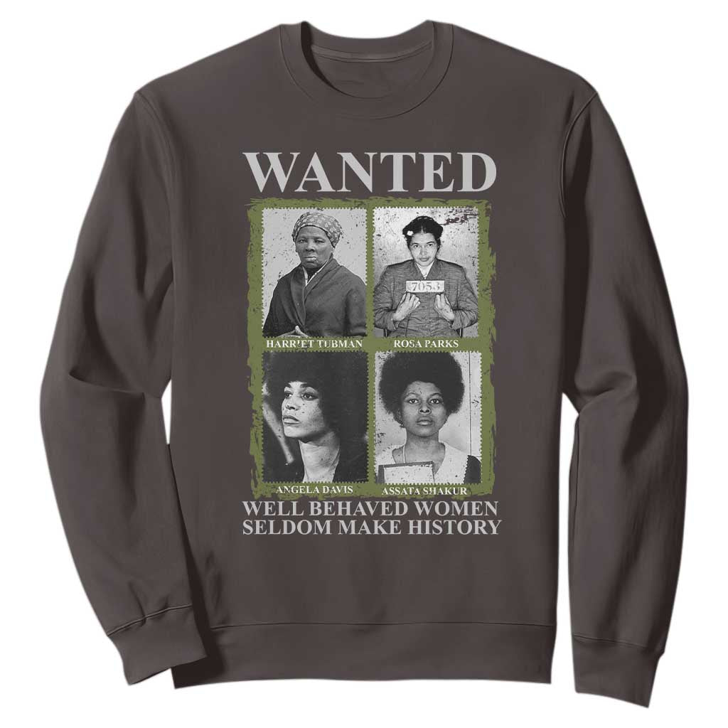 Black Women History Sweatshirt Harriet Tubman Rosa Parks Angela Davis Assata Shakur TS09