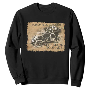 Madam C.J. Walker Sweatshirt Self Made No Shade Black History TS09