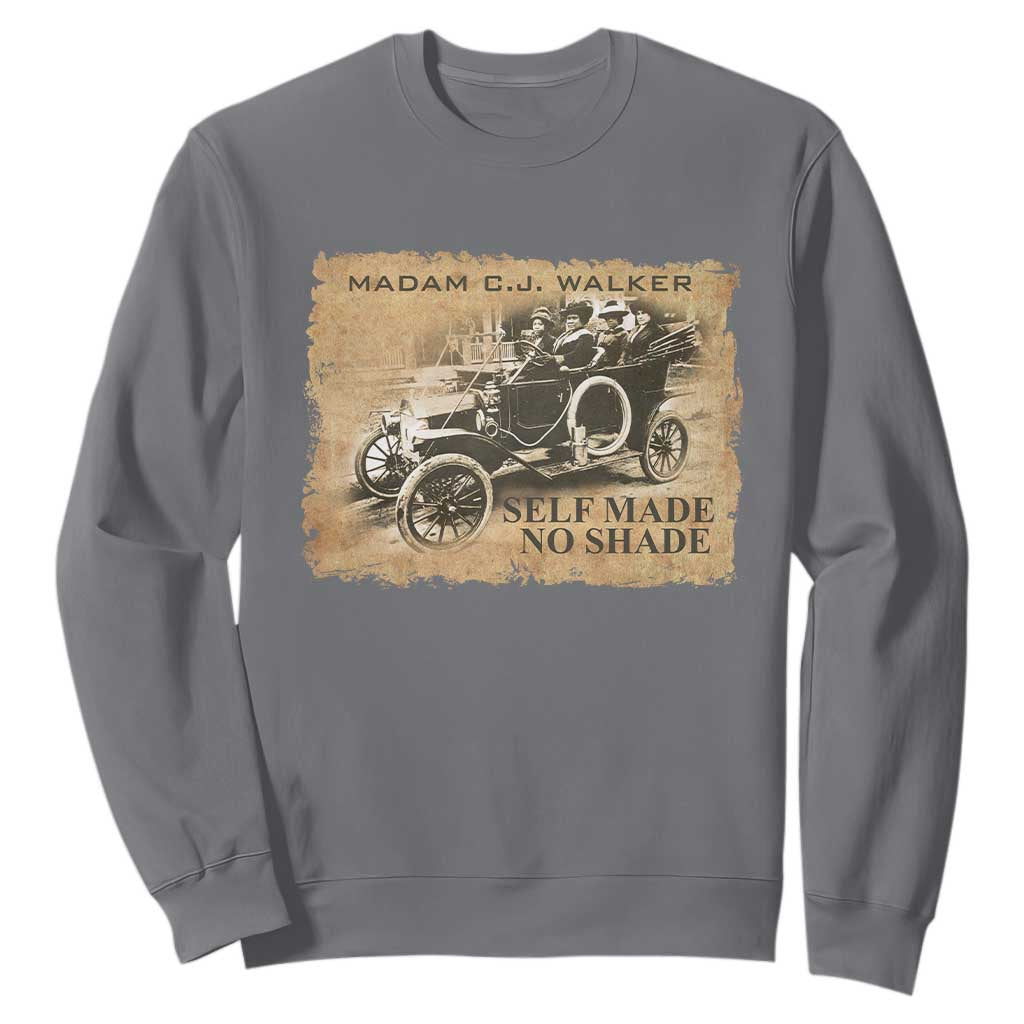 Madam C.J. Walker Sweatshirt Self Made No Shade Black History TS09