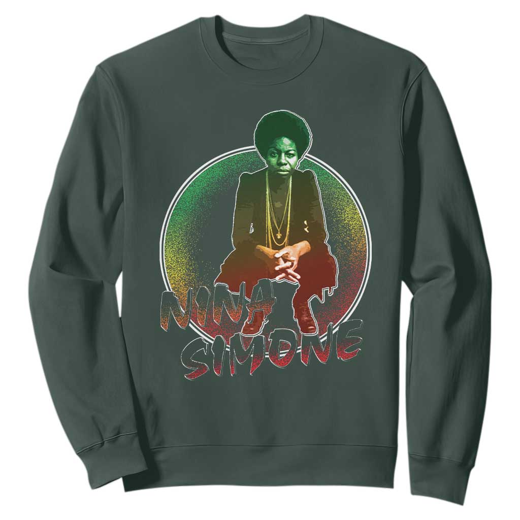 Nina Simone Sweatshirt Black Women History Pride TS09
