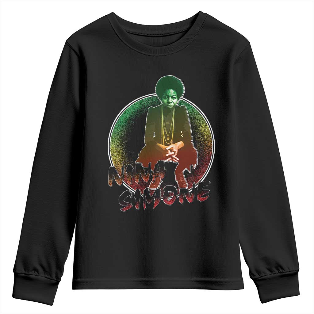 Nina Simone Youth Sweatshirt Black Women History Pride TS09