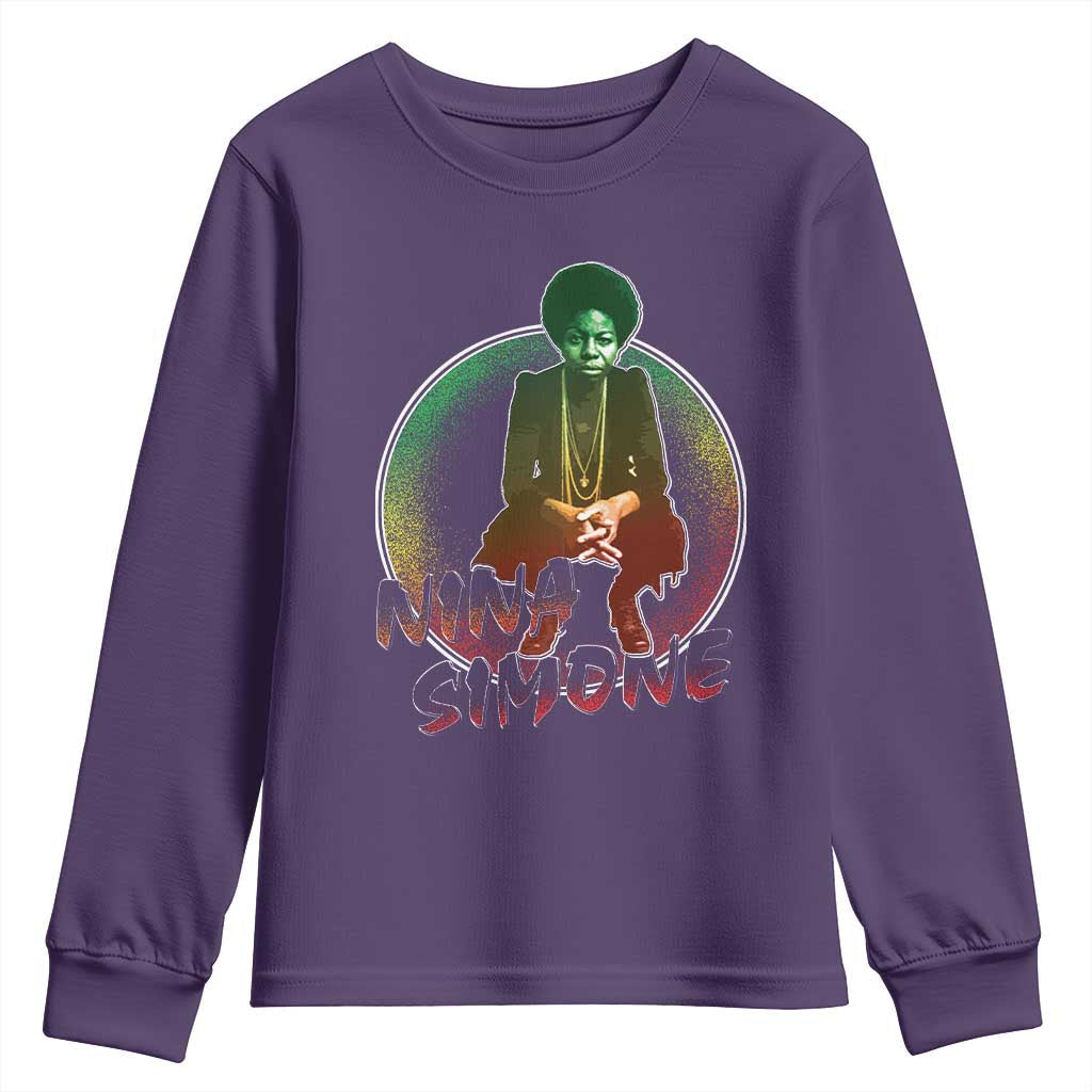 Nina Simone Youth Sweatshirt Black Women History Pride TS09