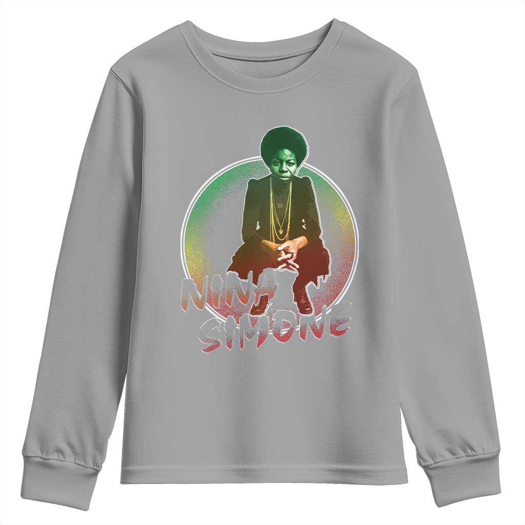 Nina Simone Youth Sweatshirt Black Women History Pride TS09