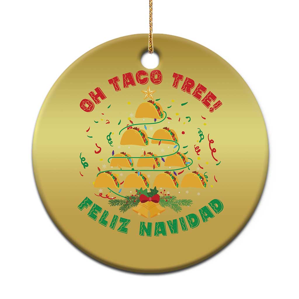 Funny Mexico Xmas Christmas Ornament Oh Taco Tree Tacos Lover TS09