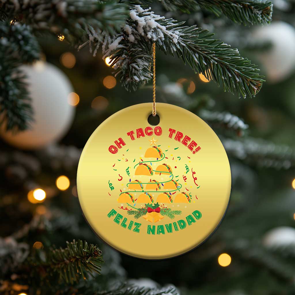 Funny Mexico Xmas Christmas Ornament Oh Taco Tree Tacos Lover TS09