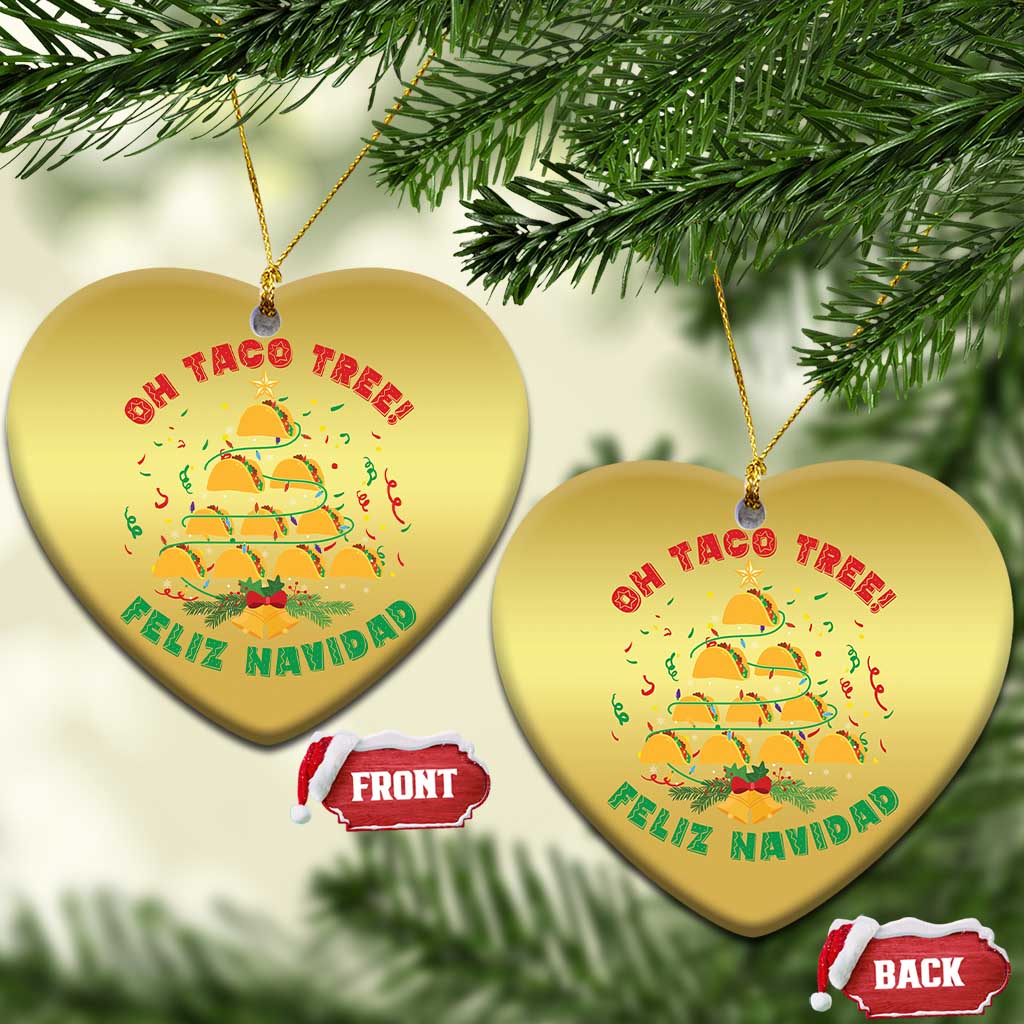 Funny Mexico Xmas Christmas Ornament Oh Taco Tree Tacos Lover TS09