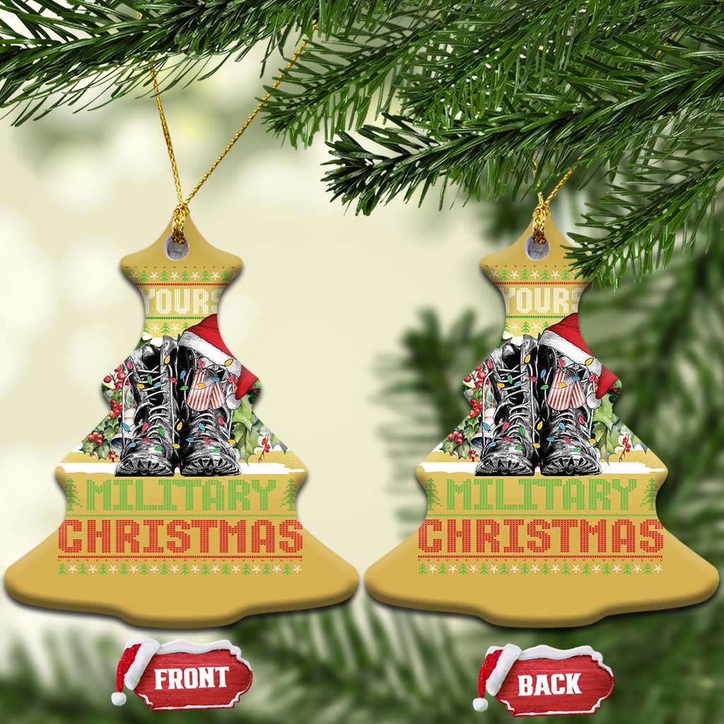 Funny Xmas Veteran Christmas Ornament Have Yourself A Military Christmas TS09