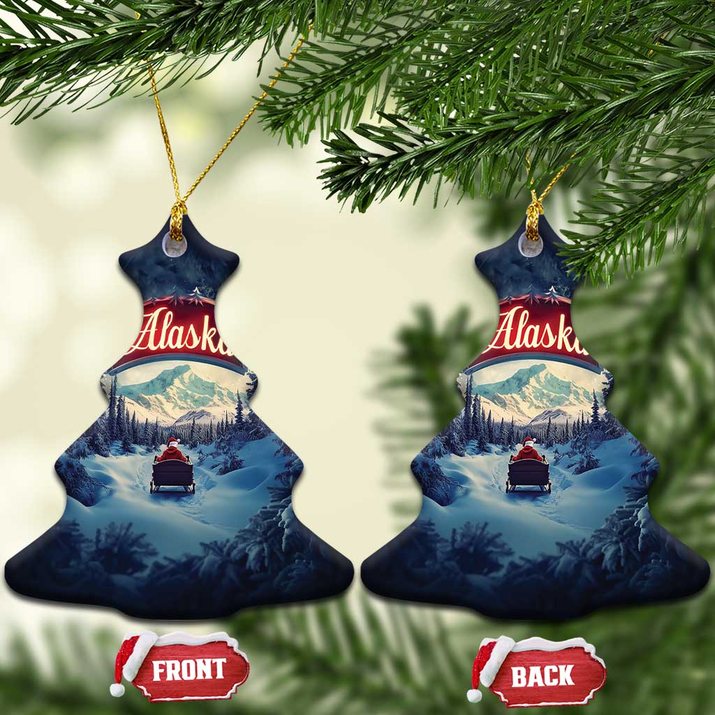 Xmas In Alaska Christmas Ornament Santa Winter Snow Season TS09