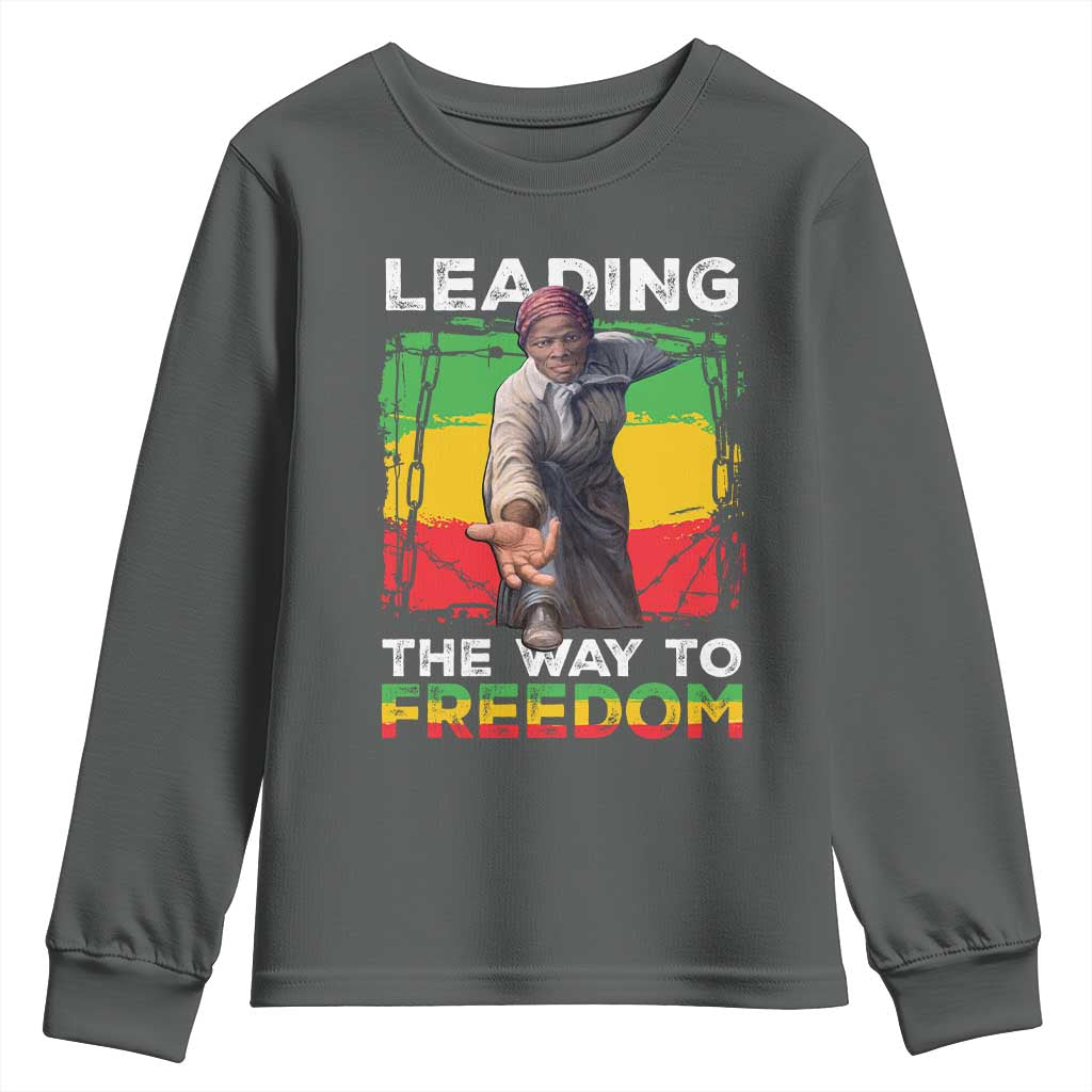 Harriet Tubman Youth Sweatshirt Leading The Way To Freedom Black History TS09
