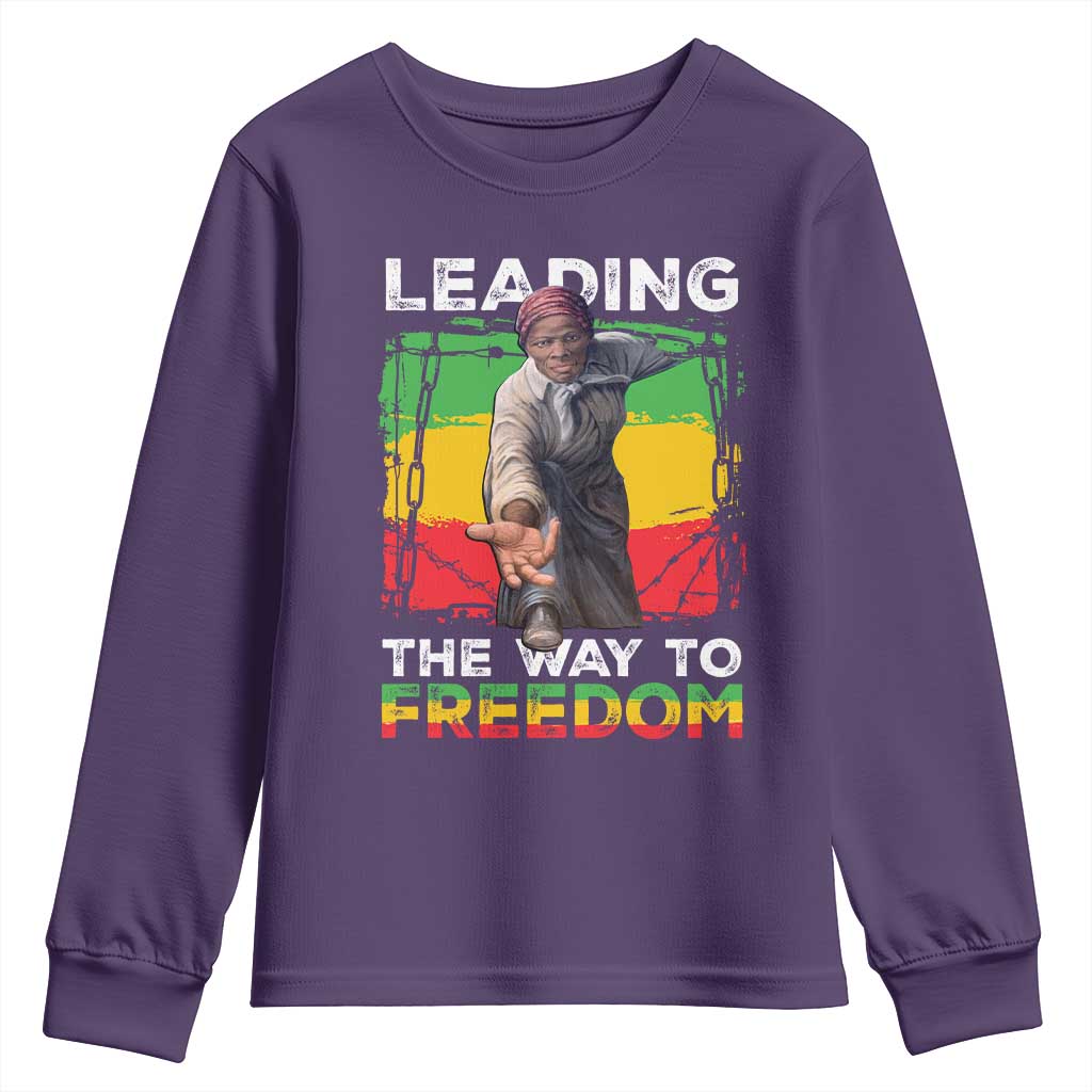 Harriet Tubman Youth Sweatshirt Leading The Way To Freedom Black History TS09
