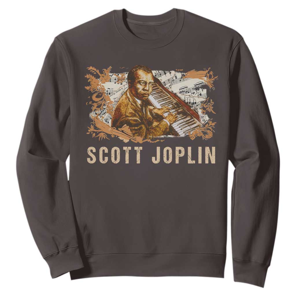 Scott Joplin Sweatshirt Afro Classical Music Composer Black History TS09