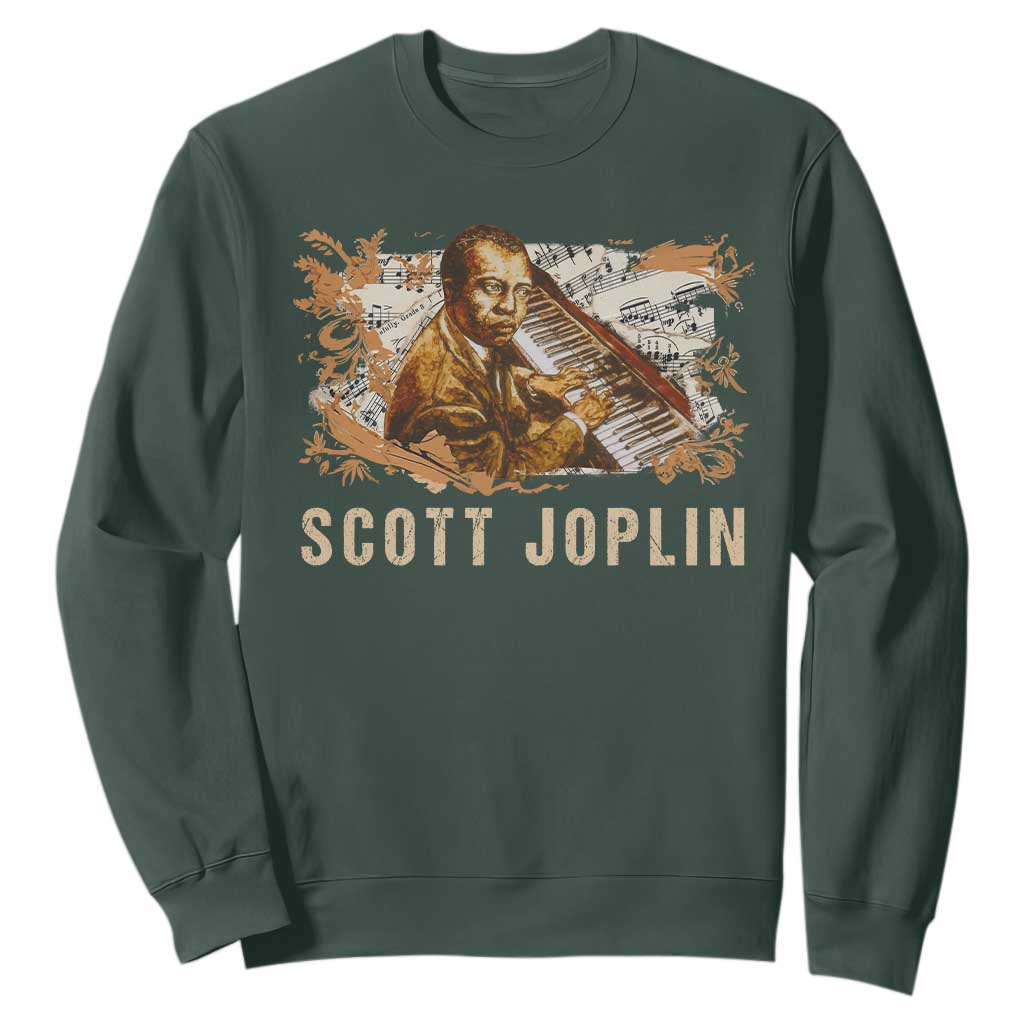Scott Joplin Sweatshirt Afro Classical Music Composer Black History TS09