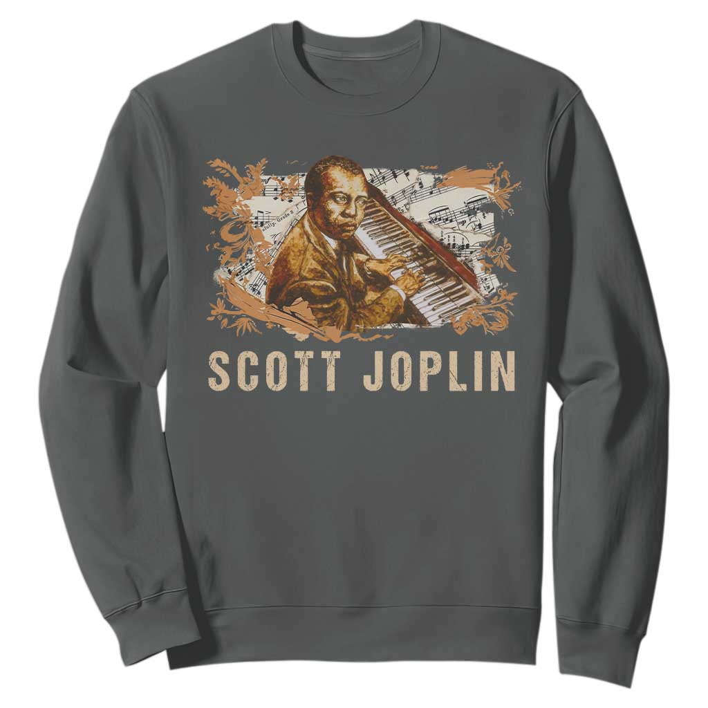 Scott Joplin Sweatshirt Afro Classical Music Composer Black History TS09