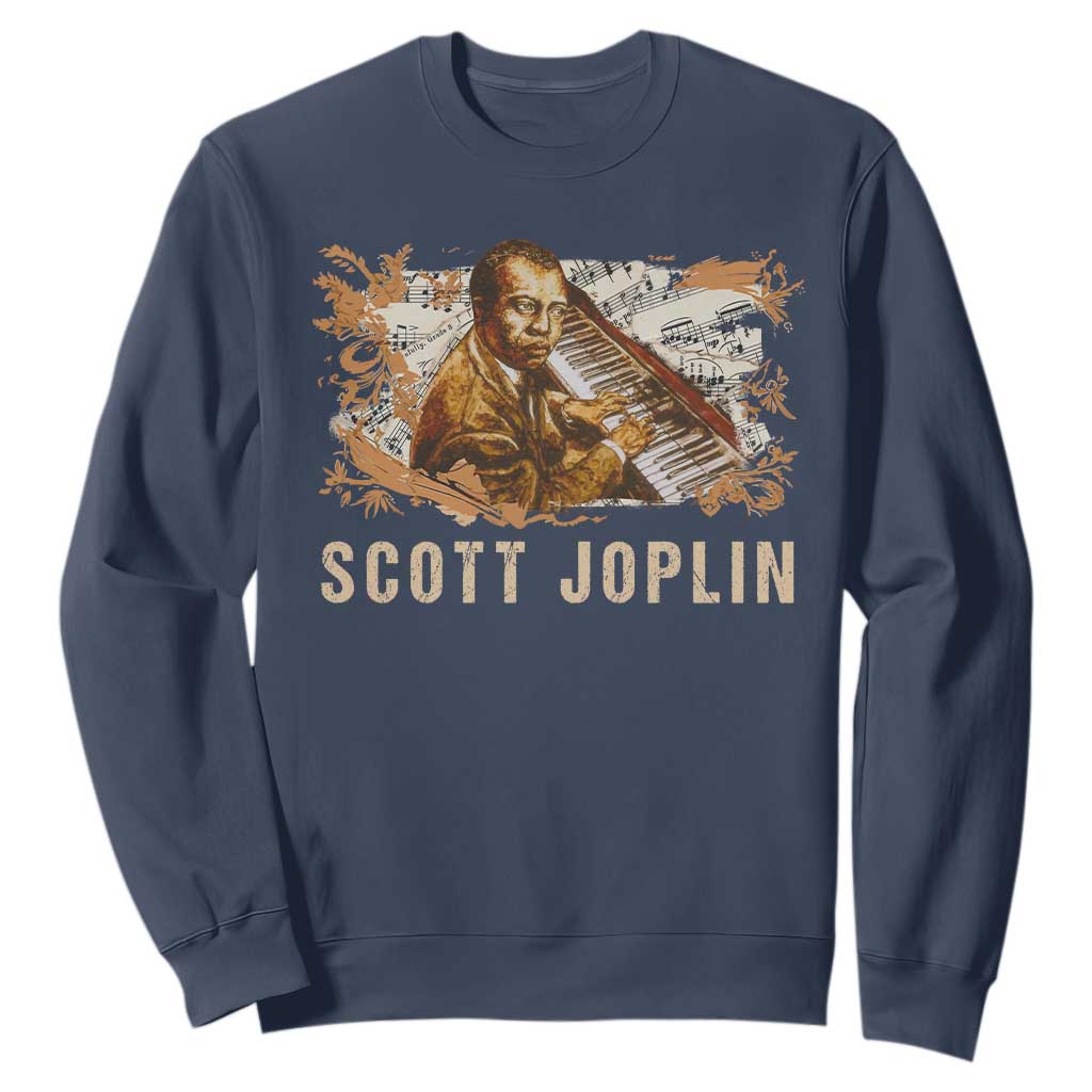 Scott Joplin Sweatshirt Afro Classical Music Composer Black History TS09
