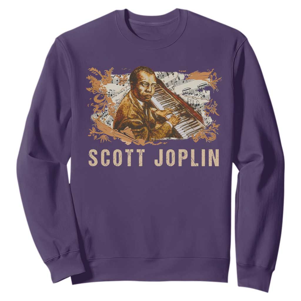 Scott Joplin Sweatshirt Afro Classical Music Composer Black History TS09