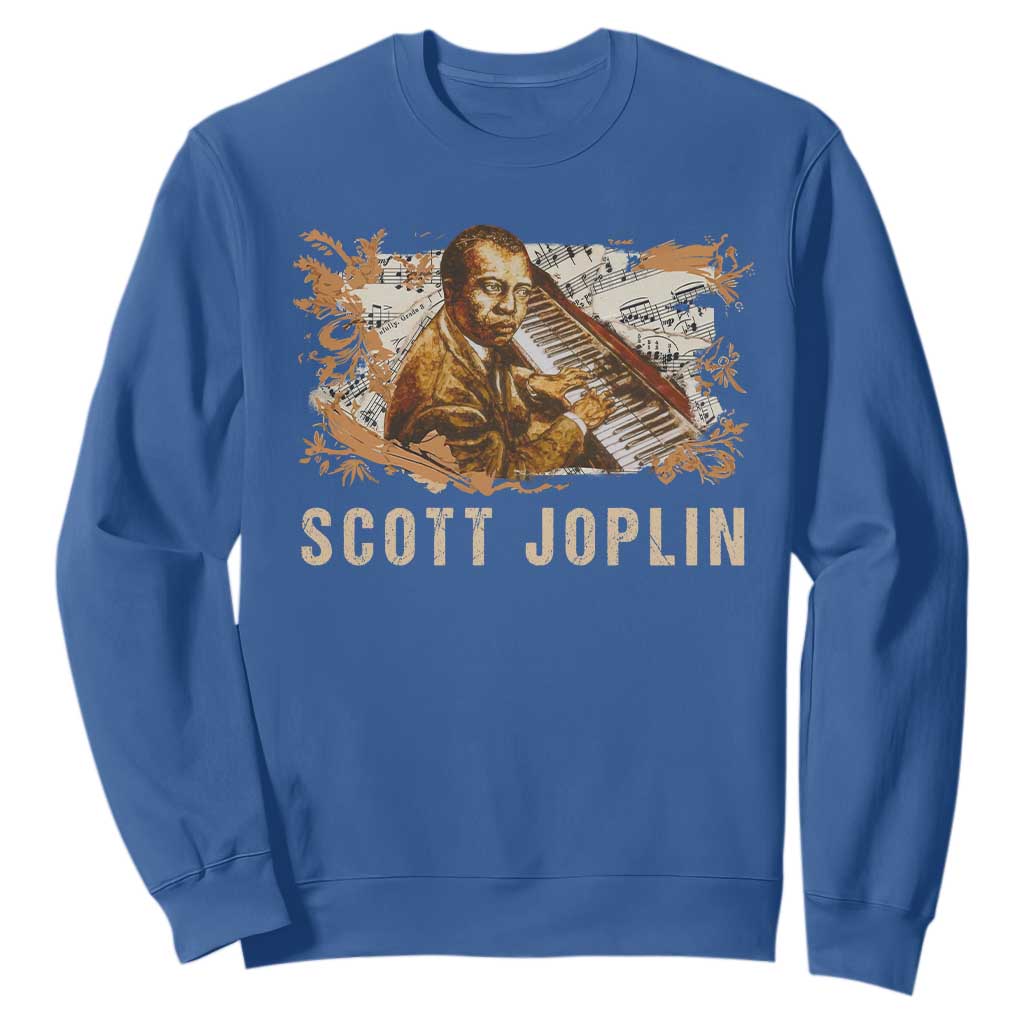 Scott Joplin Sweatshirt Afro Classical Music Composer Black History TS09