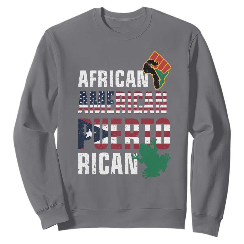 African American Puerto Rican Pride Sweatshirt TS09