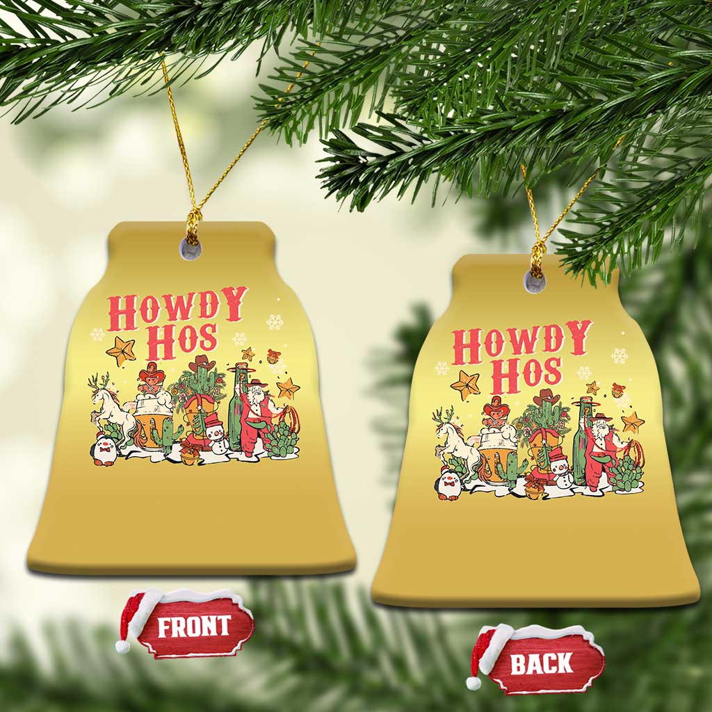 Howdy Hos Cowboy Vintage Western Xmas Christmas Ornament TS09