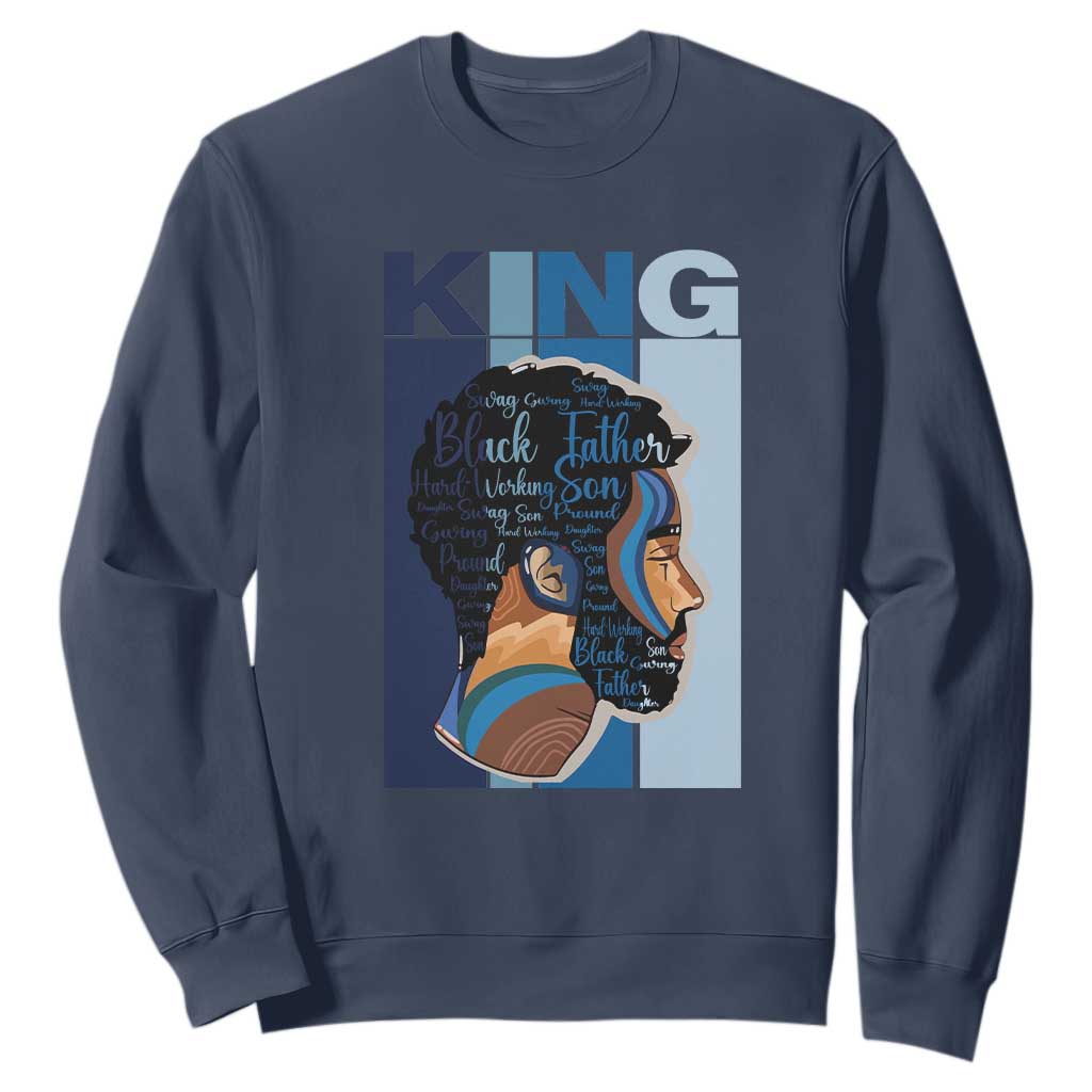 African American Dad Sweatshirt Black History King Father Melanin Pride TS09