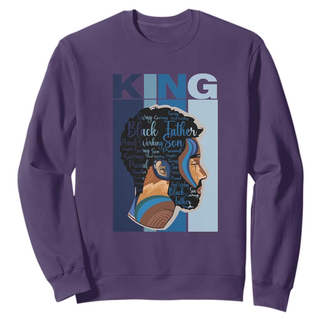 African American Dad Sweatshirt Black History King Father Melanin Pride TS09