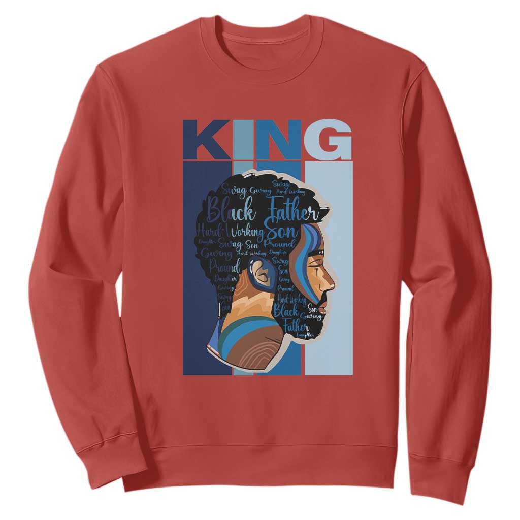 African American Dad Sweatshirt Black History King Father Melanin Pride TS09