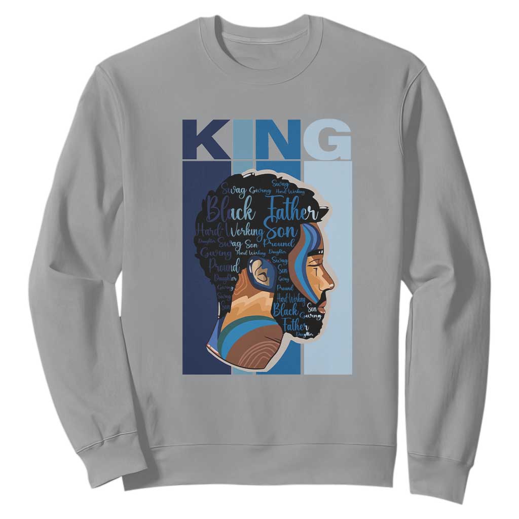 African American Dad Sweatshirt Black History King Father Melanin Pride TS09