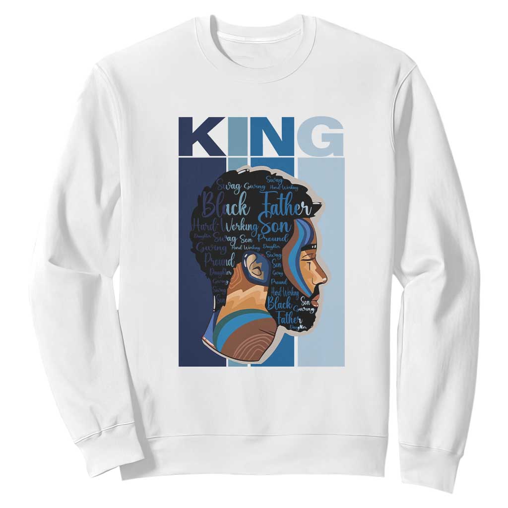 African American Dad Sweatshirt Black History King Father Melanin Pride TS09