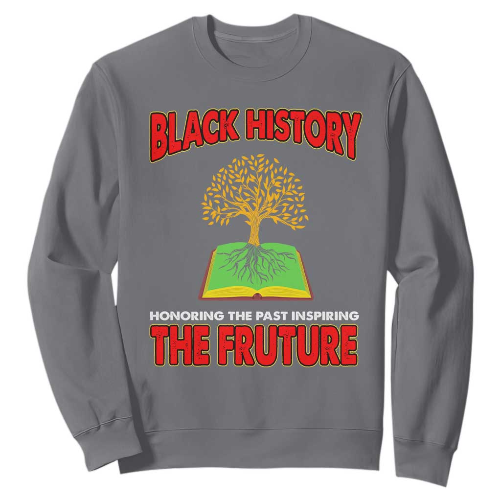 Black History Month Sweatshirt Honoring The Past Inspiring The Future Melanin Pride TS09