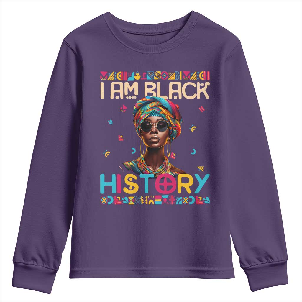 I Am Black History Youth Sweatshirt African American Women Pretty TS09