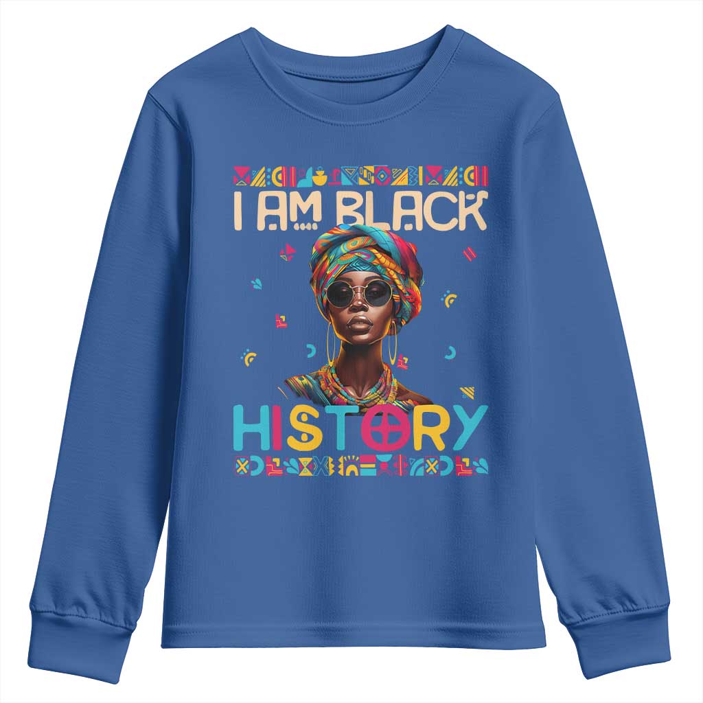 I Am Black History Youth Sweatshirt African American Women Pretty TS09