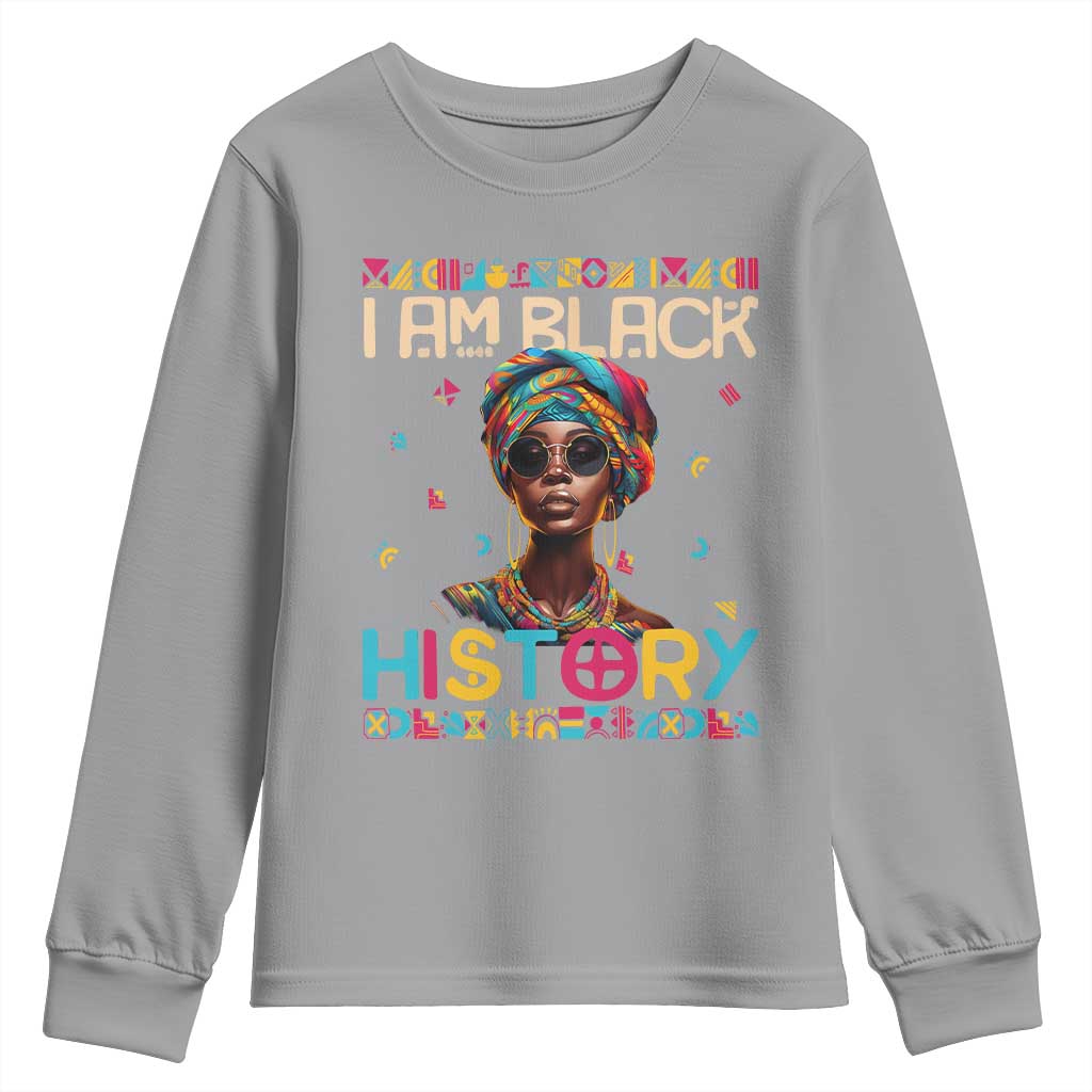 I Am Black History Youth Sweatshirt African American Women Pretty TS09
