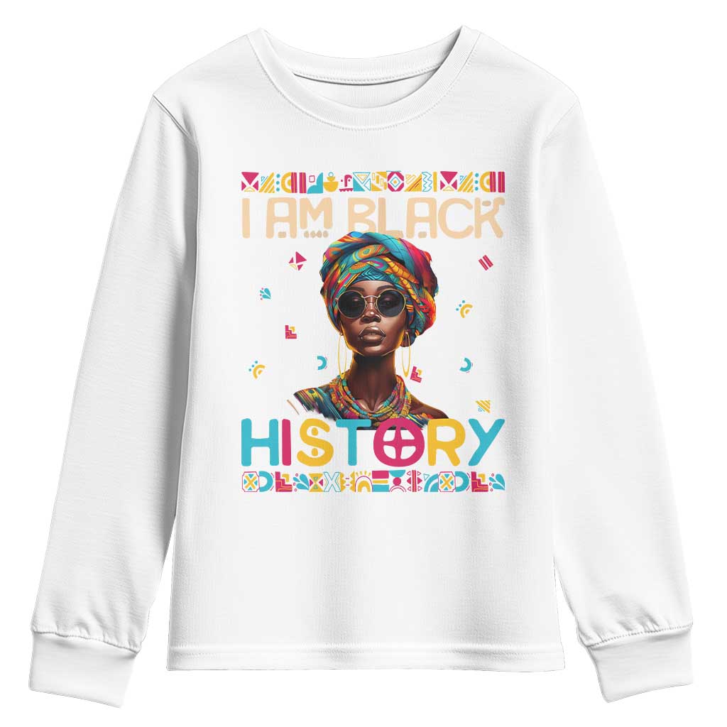 I Am Black History Youth Sweatshirt African American Women Pretty TS09