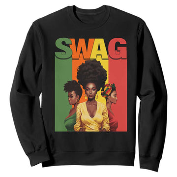 Black History Month Sweatshirt Swag Melanin Queen TS09