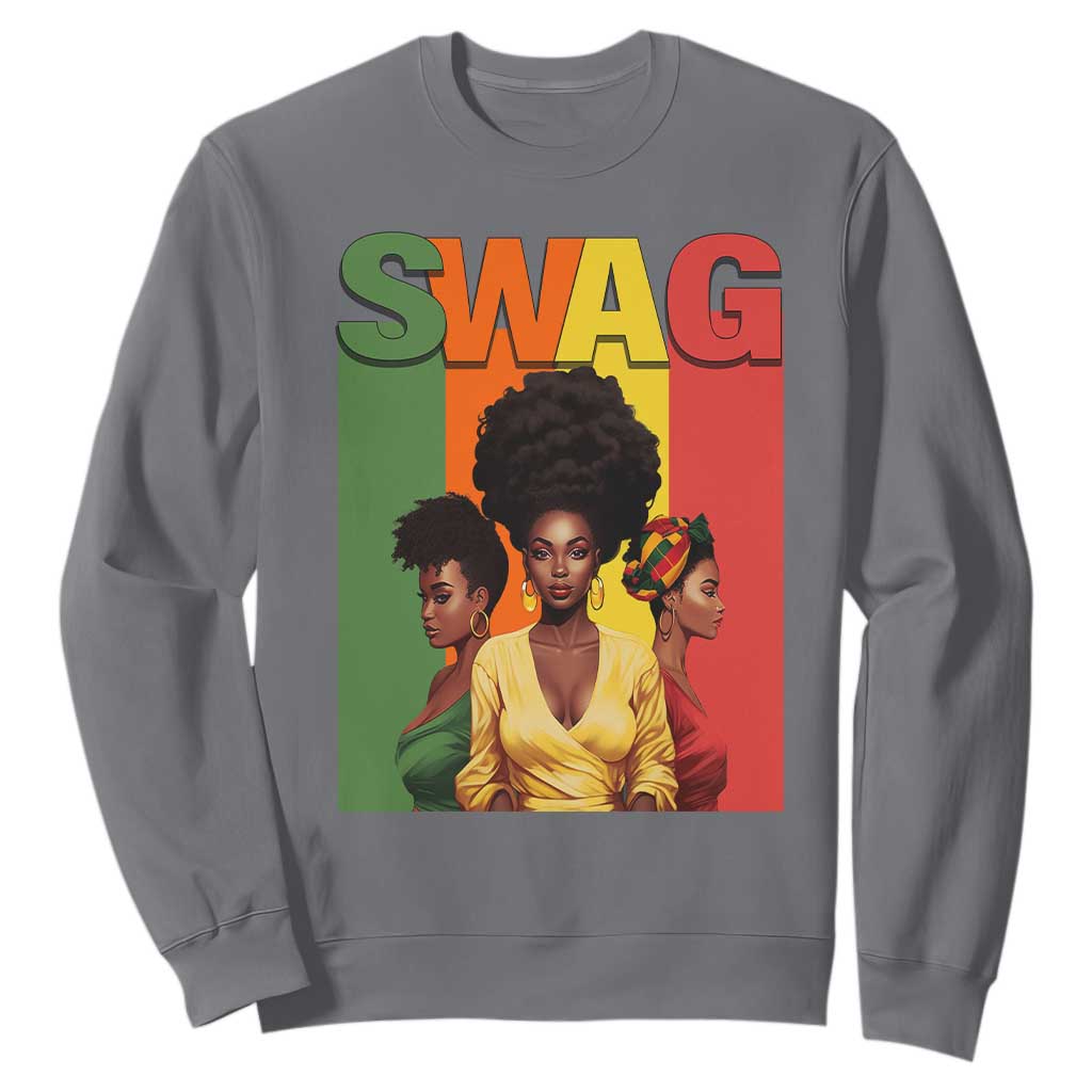 Black History Month Sweatshirt Swag Melanin Queen TS09