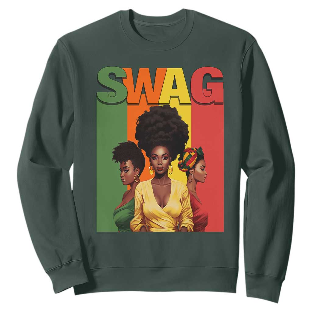 Black History Month Sweatshirt Swag Melanin Queen TS09
