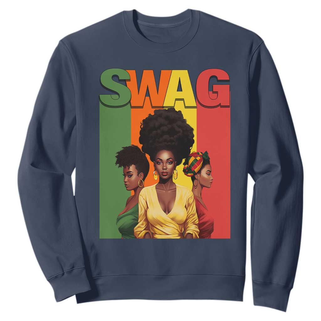 Black History Month Sweatshirt Swag Melanin Queen TS09