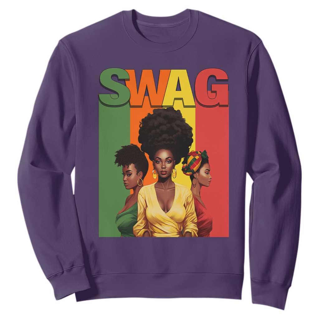 Black History Month Sweatshirt Swag Melanin Queen TS09