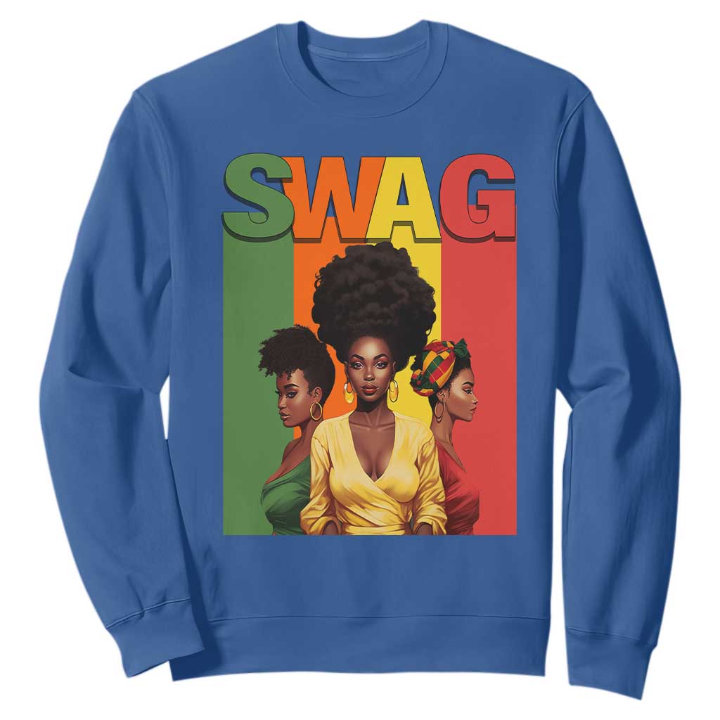 Black History Month Sweatshirt Swag Melanin Queen TS09
