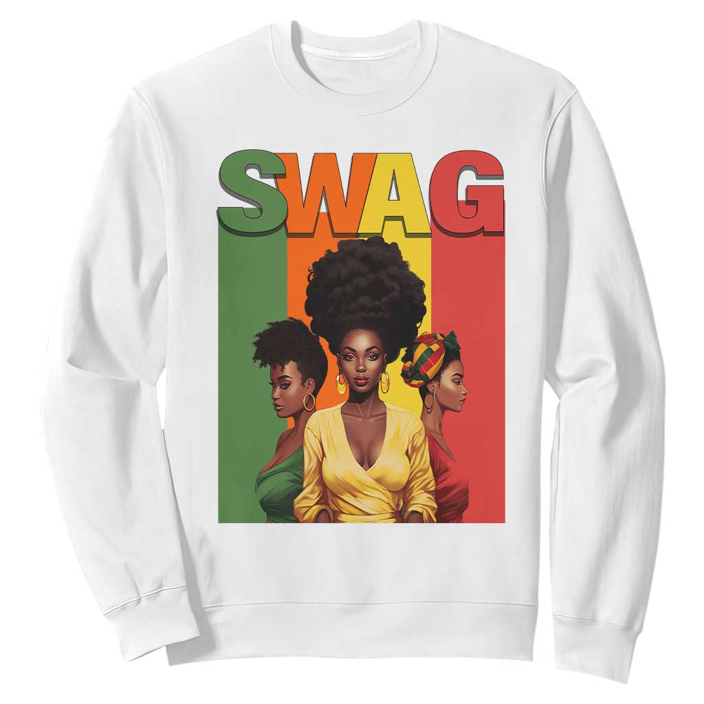 Black History Month Sweatshirt Swag Melanin Queen TS09