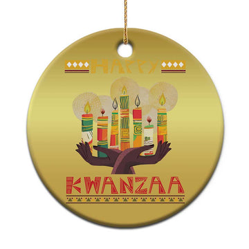 Happy Kwanzaa African American Xmas Christmas Ornament TS09