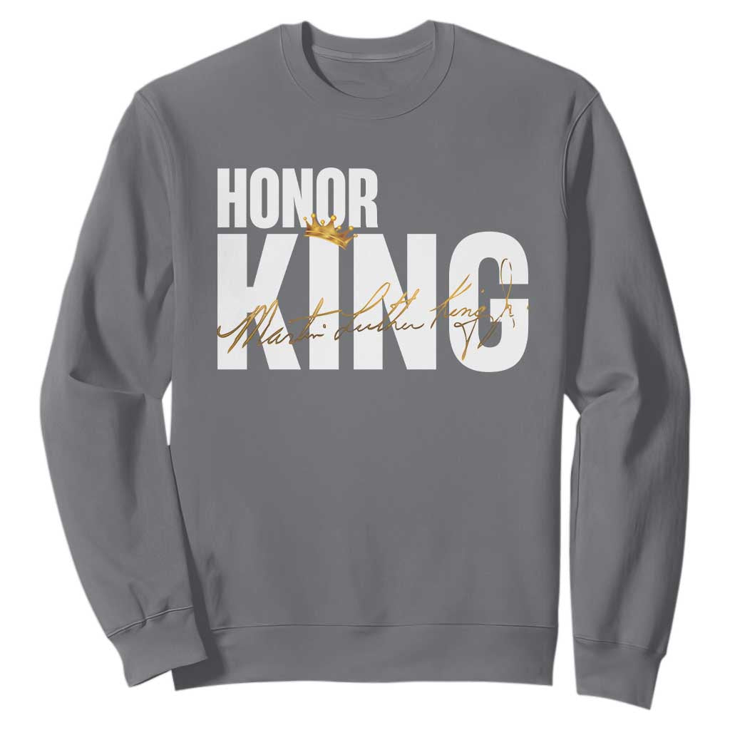 Martin Luther King Jr Day Sweatshirt Honoring The King MLK TS09