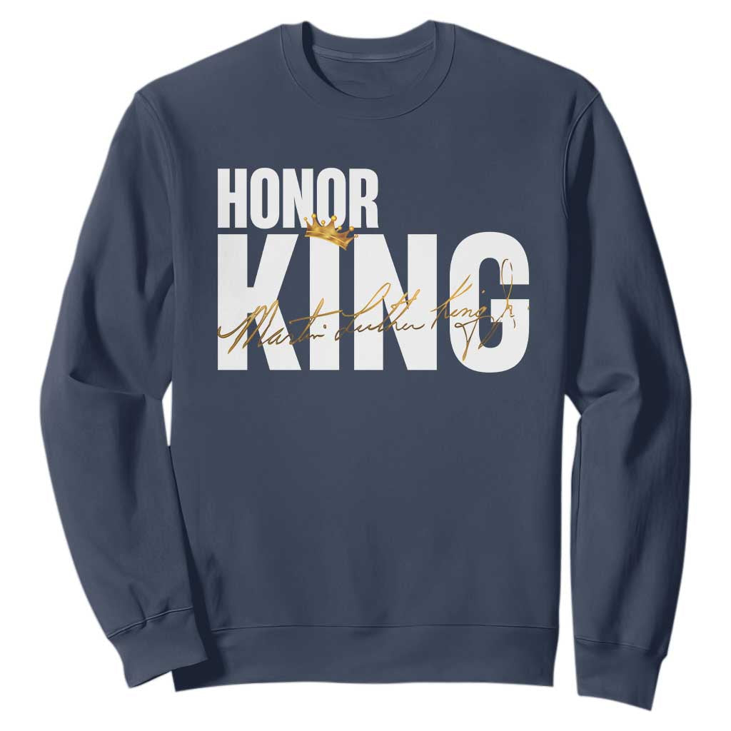 Martin Luther King Jr Day Sweatshirt Honoring The King MLK TS09
