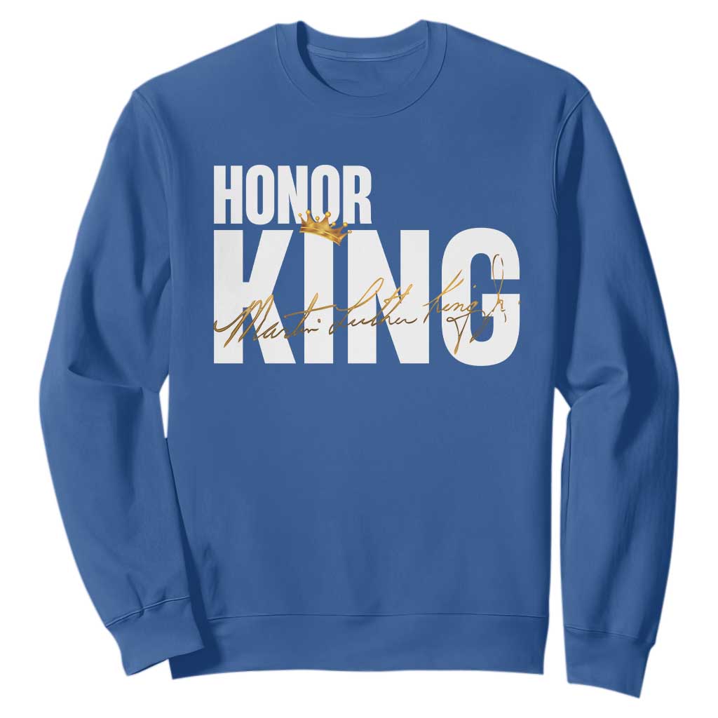Martin Luther King Jr Day Sweatshirt Honoring The King MLK TS09