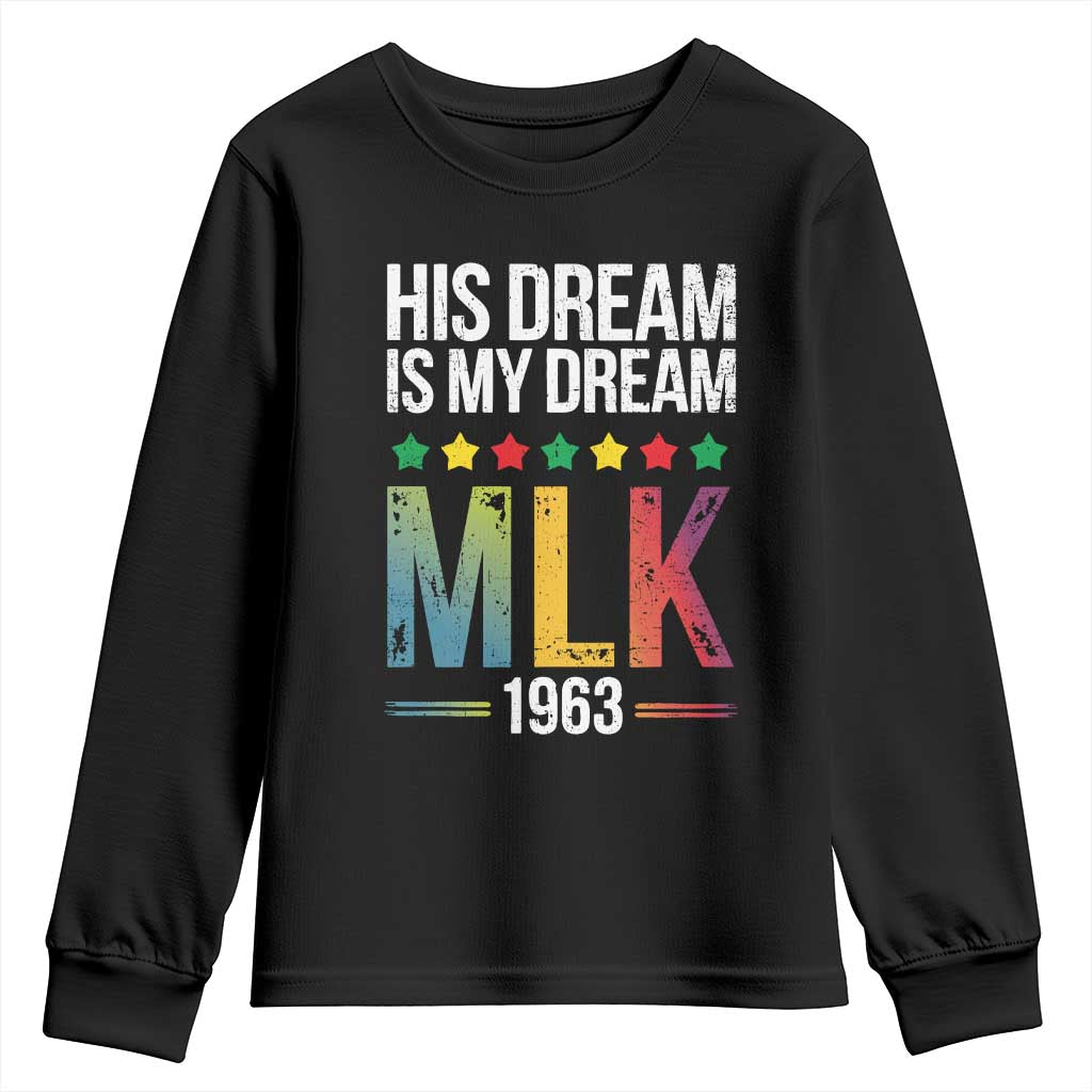 Martin Luther King Jr Youth Sweatshirt His Dream Is My Dream 1963 Black History Pride TS09